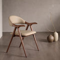 Used solid wood dining chair modern accessible luxuryclassy design tea room desk negotiation armrest back ash wood chair