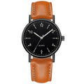 Factory direct luminous women's watch - minimalist digital leather strap quartz wristwatch - unisex casual watch for her