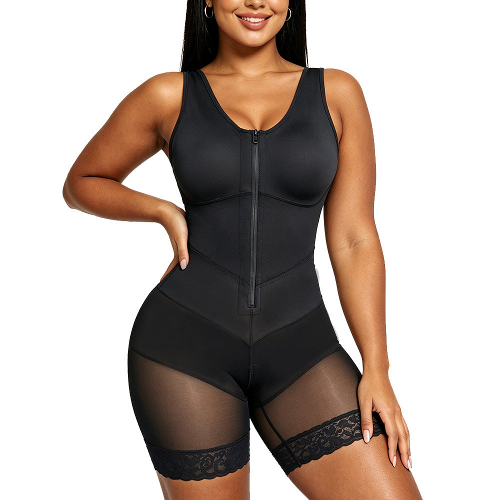 Chest wrap [diagonal compression belt] european and american waist tightening, abdominal tightening, hip lifting, body tightening, slimming look, one-piece body shaping garment
