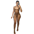 e-commerce european and american women's swimwear, sexy hand-crocheted beach cover-up, knitted casual swimsuit set - hot seller