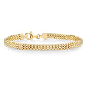 European and american fashionable high-end minimalist women's mesh chain elegant ladies bracelet new niche mesh style bracelet