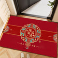New chinoiserie entrance door floor mat can be cut, entrance door mat, front door mud scraper, dirt-resistant wire loop carpet