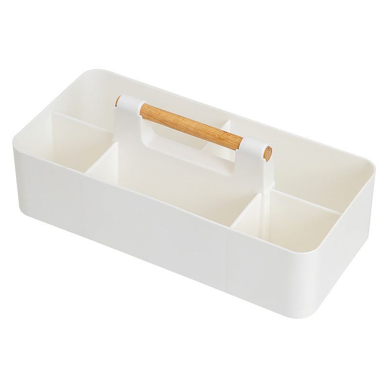 Portable and convenient baby diapers bottle storage box household multi-grid baby care toiletries finishing box