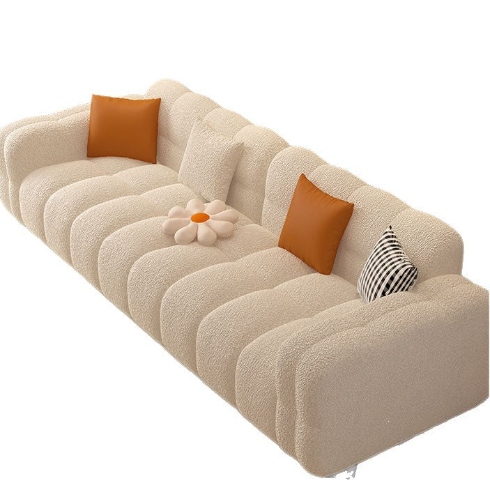 Light french retro cream living room sofa living room modern light luxury casual chenille modular cotton and linen fabric sofa