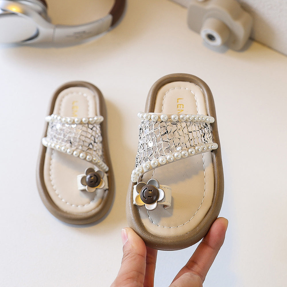 Personalized boys cork fashion sandals kids sandals flip-flops flats toe-cap slippers slip-on half slippers