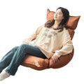 Single japanese style tatami bay window lazy sofa bed backrest chair dormitory student for home armrest plaid chair