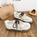 Summer women's bread shoes breathable mesh platform sneakers white shoes versatile with skirts athletic board shoes