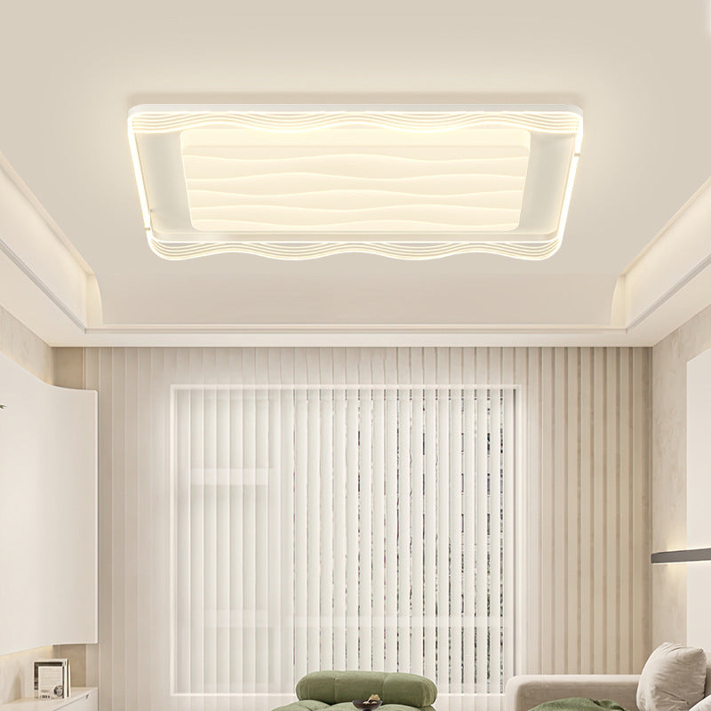 Cream wind living room light Modern simple atmosphere Full spectrum eye protection Ceiling light 2025 New whole house lighting package