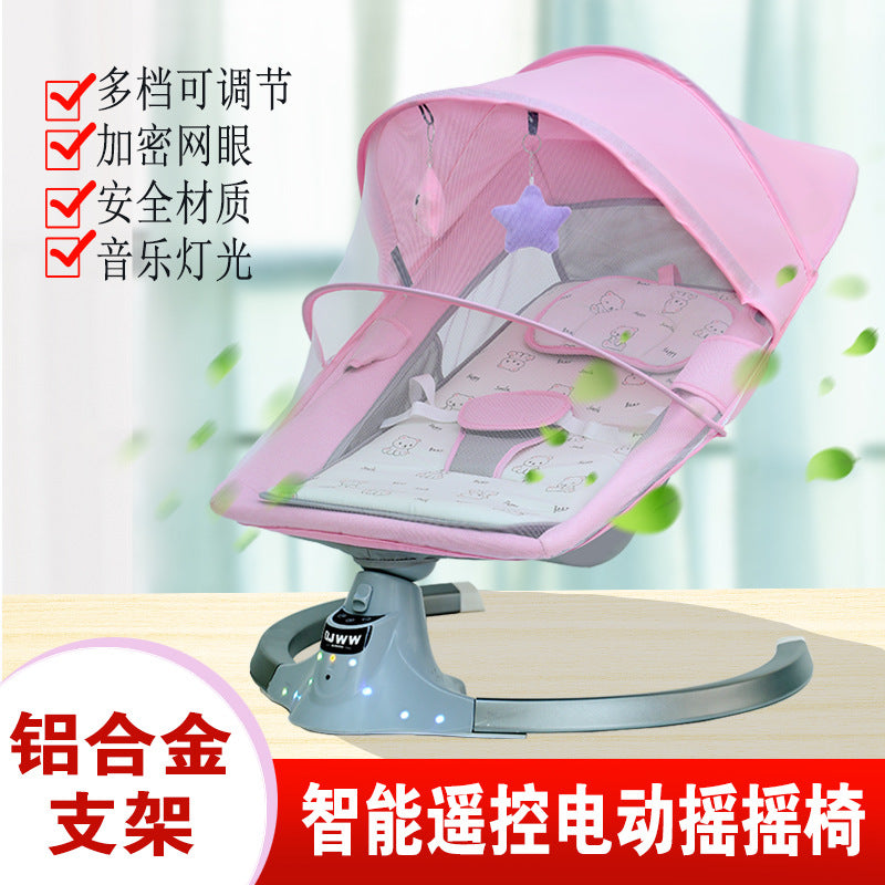 Baby Rocking Chair Baby Rocking Chair Baby Sleeping Chair Newborn Rocking Bed Electric Cradle Soothing Chair