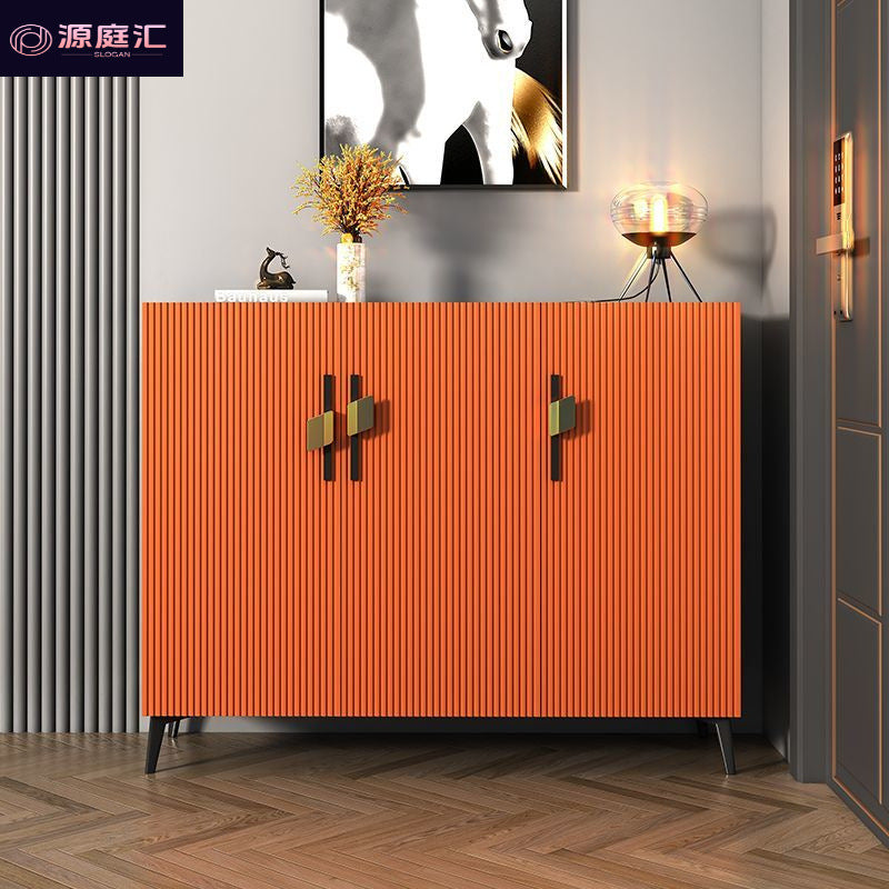 Accessible luxury large-capacity shoe cabinet for home door multi-layer storage cabinet casual modern entrance entrance multi-functional storage cabinet