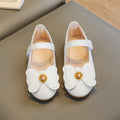 New girls' leather shoes - spring/autumn princess style, kids' spring single shoes, girls' shoes with bows, soft sole baby shoes, cute