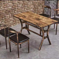Economical dining table, restaurant stool, hot pot restaurant back chair, fast food table, chair, table and chair suit combination horn chair