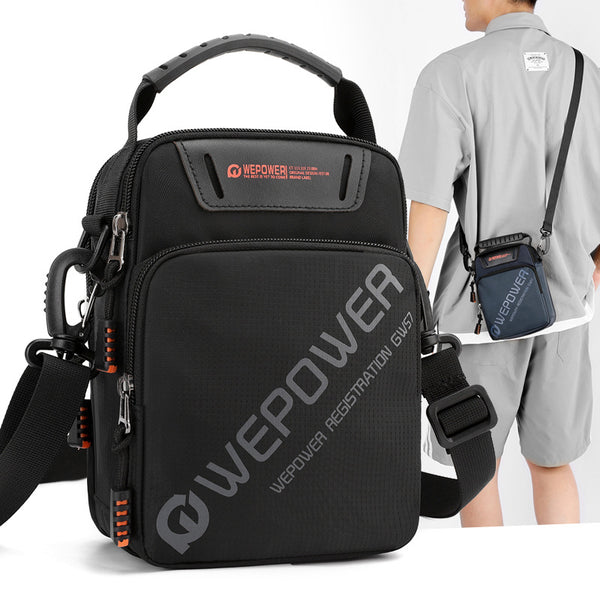 WEPOWER New Crossbody Bag Cross-border Trend Casual Men's Large Capacity Shoulder Handbag Wearing Fanny Bag