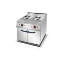 Commercial vertical gas double-cylinder double-screen frying furnace with cabinet luxury combination furnace fryer floor-standing single-cylinder electric frying furnace