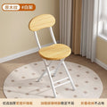 Folding chair folding stool popular simple household dining chair white negotiation chair portable training chair dormitory outdoor chair bamboo