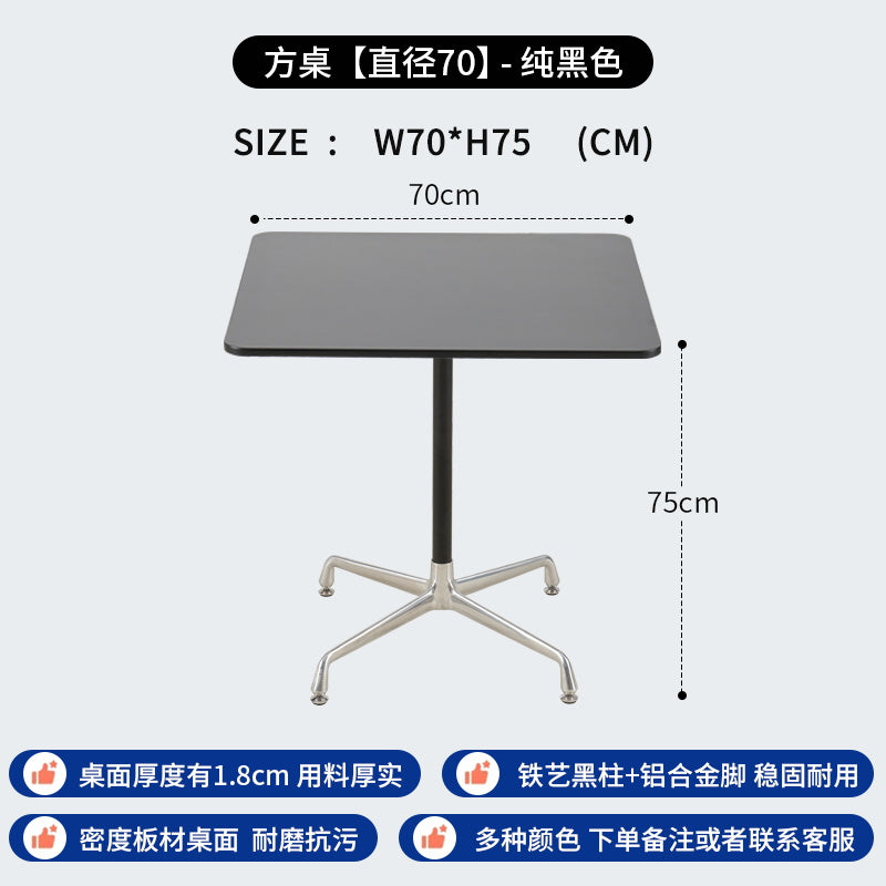 Eames table designer scandinavian style restaurant round reception negotiation cafe bar table large round table