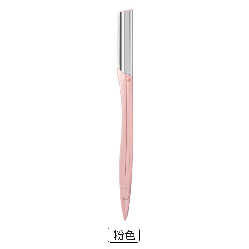 Ready-to-ship eyebrow razors, stainless steel blade eyebrow shavers with safety guard, women's eyebrow trimmers, hot-selling and in stock