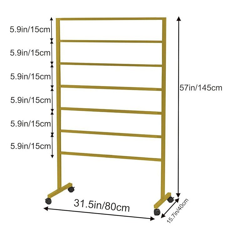 Source Factory Metal Scarf Display Stand Double Sided Scarf Belt Shawl Headscarf Storage Display Stand
