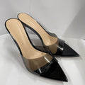 Transparent high heel sandals - women's versatile, slimming, stiletto, pointed toe, sexy open toe thong sandals - new spring/summer 2026 collection