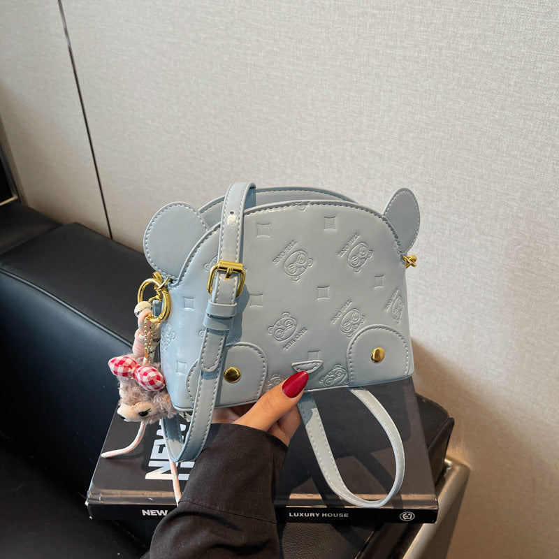 Cross-border senior simple commuter portable small square bag women's 2025 new fashion versatile niche design messenger bag