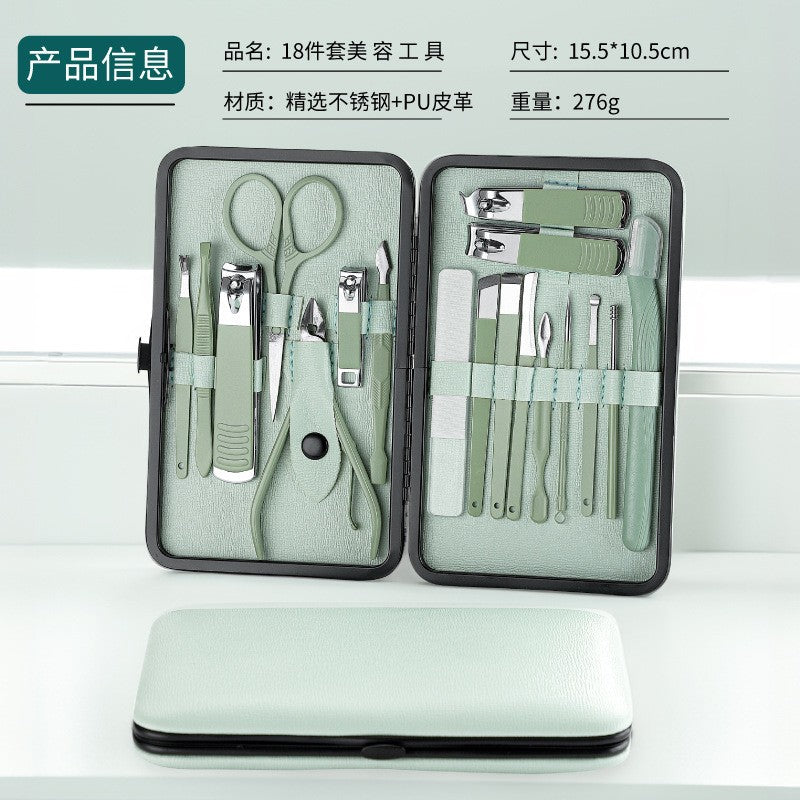 Stainless steel nail clipper set - complete manicure tool kit - nail scissors set - nail clippers - direct from manufacturer - wholesale available
