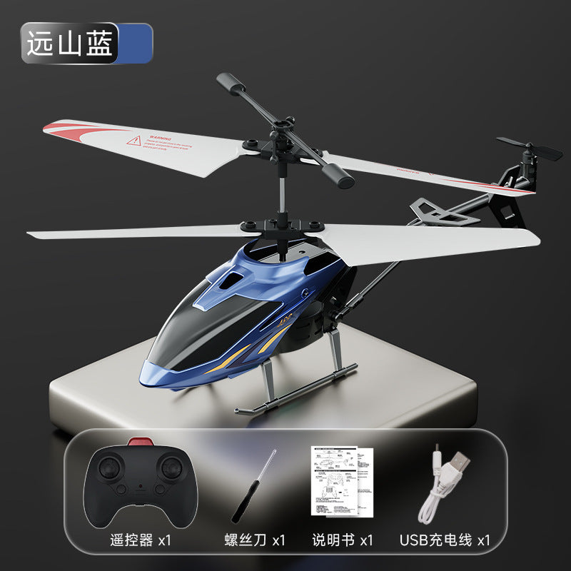 remote control aircraft hot sale 3.5-channel alloy aircraft resistant to falling electric helicopter remote control kids aircraft model