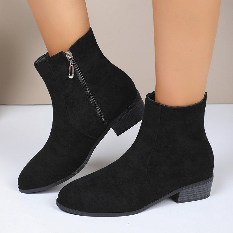 Exportfashionplus size short boots for women fall and winter single boots new arrival ankle short boots thick heel british style boots women's boots
