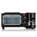 Multifunctional 3-in-1 breakfast maker: toaster, grill, and coffee maker - compact mini oven & sandwich maker for home use