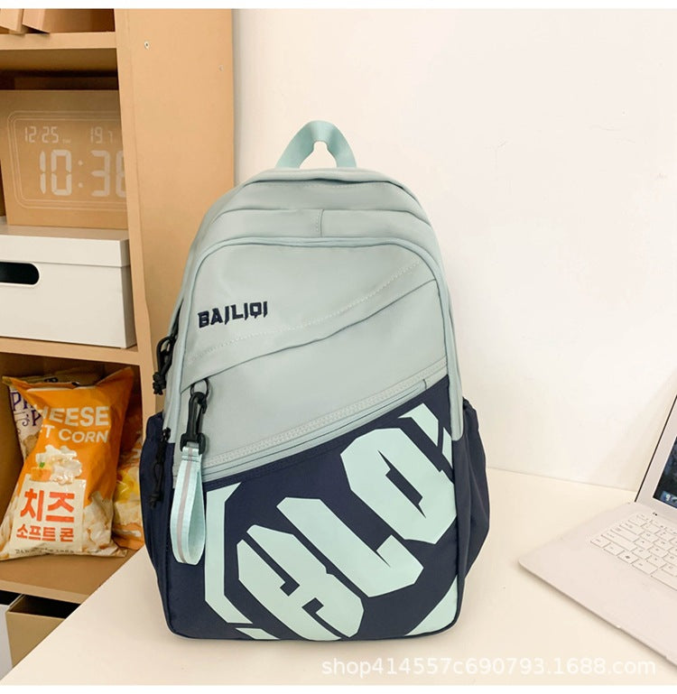 Schoolbag for junior high school students, large capacity, wear-resistant, urban casual style, large capacity, wear-resistant, business trip, backpack