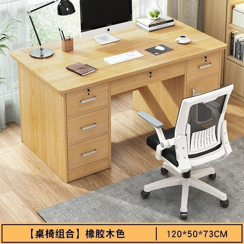 Computer desk desktop home desk bookcase all-in-one office desk minimalist modern bedroom writing desk student study table