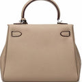 First-layer cowhide pebbled togo kelly leather bag satchel bag classy work clothing women's bag shoulder crossbody bag