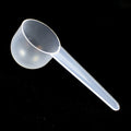 Bulk: 10ml round bottom short handle spoon, transparent color