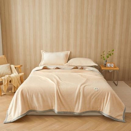Milk fleece blanket office nap blanket sofa air conditioner blanket coral fleece bed single quilt bed