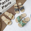 Summernew arrival women's easiest for matchflats two-wear sandals beach floral fashion sandals for women