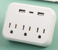 Us standard 3-prong power strip with multi-outlet usb cube, 2pd, us plug for mexico, usa, and canada