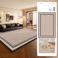 Carpet living room medieval style classysense retro no-wash wipeable waterproof anti-fouling sofa coffee table floor mat stain-resistant carpet