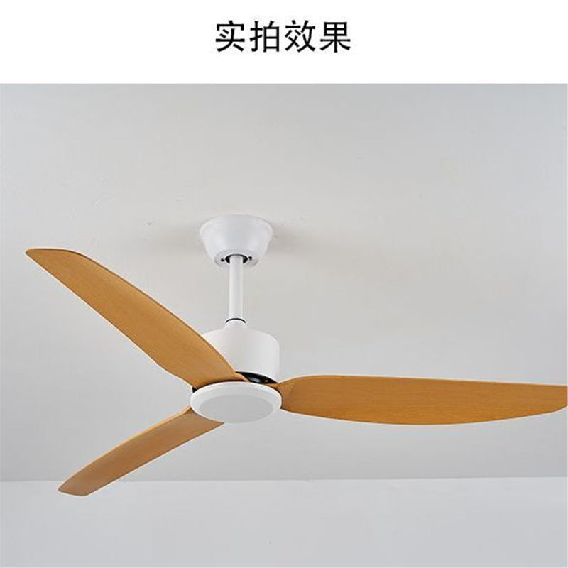 Retro restaurant ceiling fan cafe simple silent fan strong wind commercial hotel for home living room lightless ceiling fan