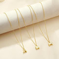 European and american cross-border fashion versatile bubble 26-letter necklace set - new exquisite women's jewelry gift set