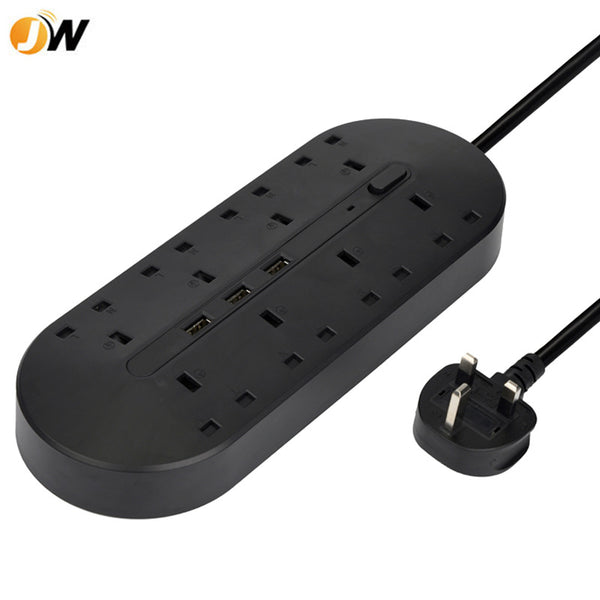 Factory custom British power strip plug-in board, US standard socket with USB overload protection British standard USB intelligent power strip