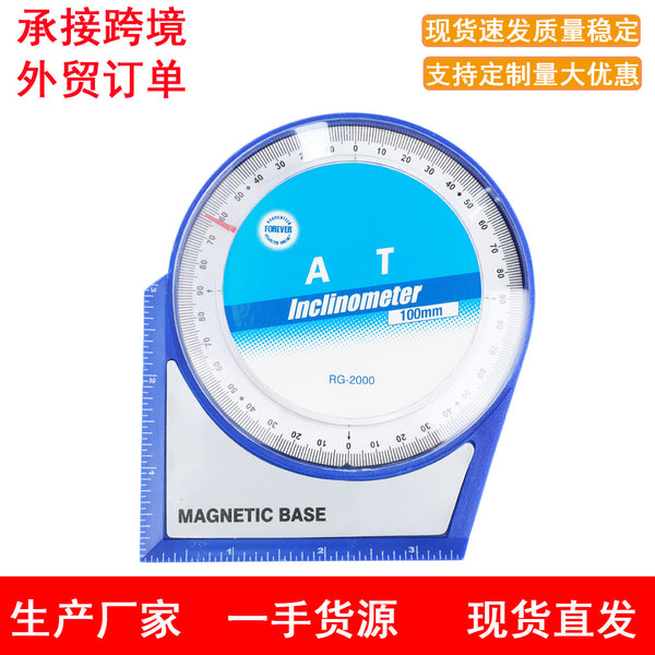 Plastic Angle Ruler Mini Angle Measuring Tool Protractor Tilt Measuring Tool Horizontal Gauge