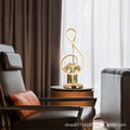 High-brightness music note table lamp - bedroom bedside lamp - creative, unique, stylish, nordic romantic artistic designer lamp