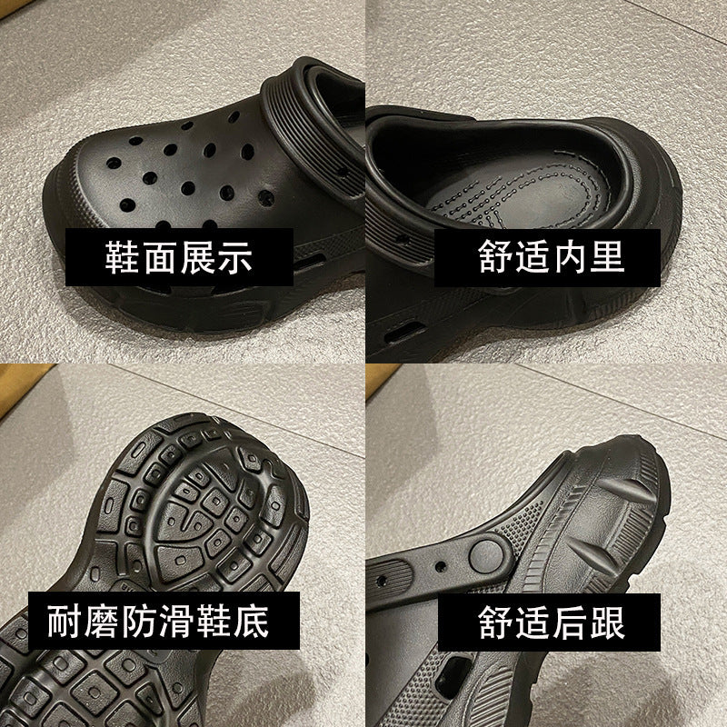 Trendy and versatile comfortable closed-toe slippers for men - new spring/summer 2026 collection - unique design, minimalist closed-toe slippers for men