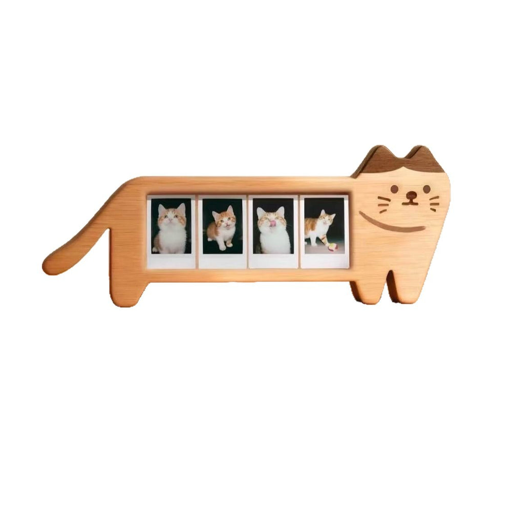 New kitten wooden photo frame - capture seasons, keepsake photo frame, souvenir, collectible, decorative, commemorative gift