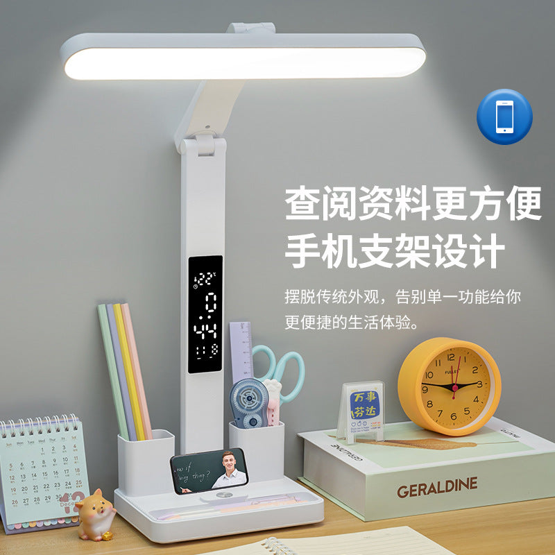 children's eye protection desk lamp - study reading light, anti-myopia, rechargeable desk lamp for students and work