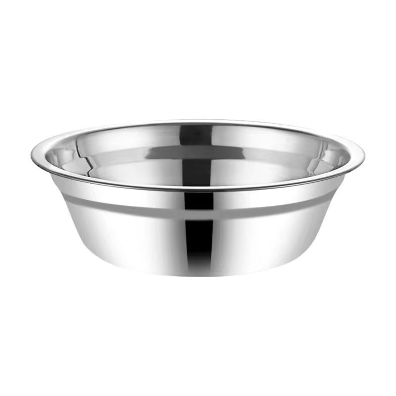 Stainless steel soup basin for home canteen stainless steel bowl kindergarten small soup bowl vegetable basin seasoning basin 304 thickened basin