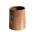 Retro imitation wood grain trash can for home2024new arrival large capacity living room kitchen bathroom commercial chinoiserie wastebasket