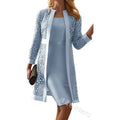in-stock new women's colorful lace cardigan dress two-piece outfit for , , and export