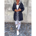 fashionwinternew arrivalcasual hooded drawstring zipper flap pocket pantsletter cotton jacketoutwear women's clothing