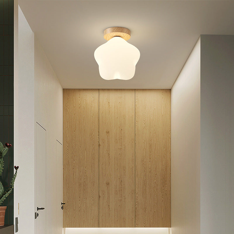 Walnut color star aisle light corridor entrance entrance balcony light full spectrum room rabbit wall light ceiling light