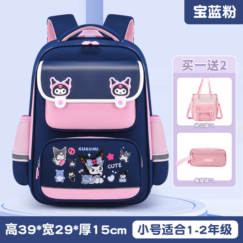 New Elementary School Girls Children's School Bag Cute Girls Backpack Large Capacity Burden Reduction Junior High School Students Japanese School Bag